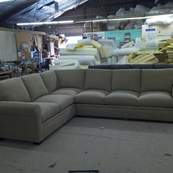 Adriana Sectional in Brown - Sectional Sofas