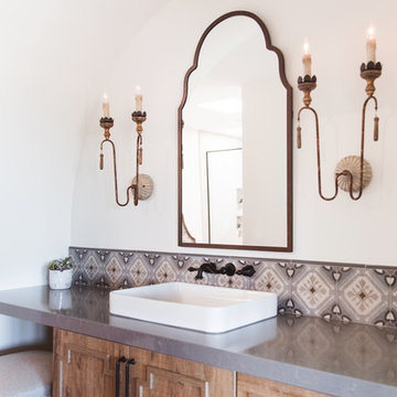 Solana Beach Spanish Modern Master Bath