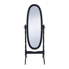 Coaster Transitional Black Cheval Mirror