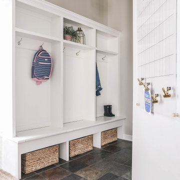 Mudroom Office and Drop Zone Remodel