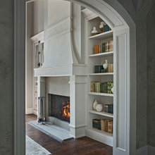 Formal Dinning room Fireplace
