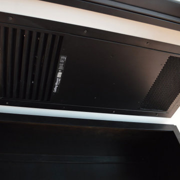 Wine Room Modern Cooling Unit After Installation