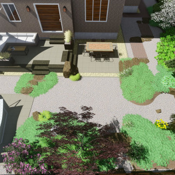 Un jardin d'inspiration zen