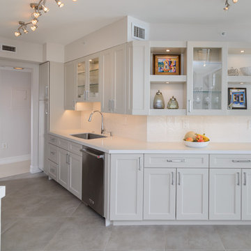 Transitional Kitchen in Sunny Isles, FL