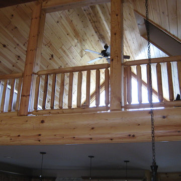 Log Railing