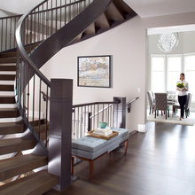stairway bench