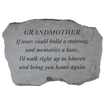 "Grandmother, If Tears Could Build" Memorial Garden Stone