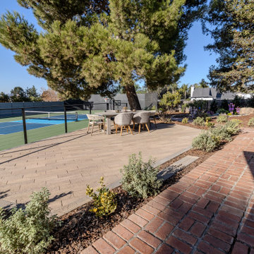 Poway, CA – Elevated Patio with Rustic Wood-Look Pavers