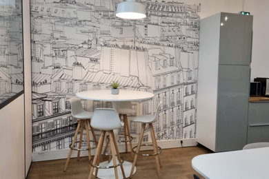 Réalisation d'une salle à manger nordique.