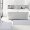 Luxury Collection Reversible Bath Rug Set, 2 Piece Set, White