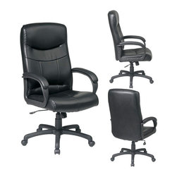 HIGH BACK ECO LEATHER EXECUTIVE OFFICE CHAIR - Office Chairs