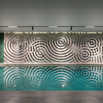 Alternative interference - Pool Area Space – Private Interior Pool Wall Decor