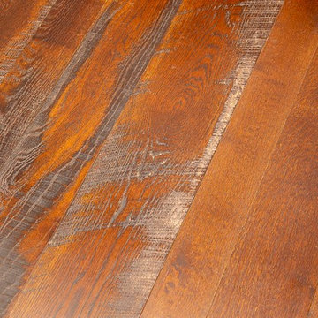 Custom Skip-Planed White Oak Prefinished Hardwood Floor in Bryn Mawr, PA