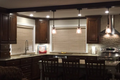 Example of a kitchen design in Other
