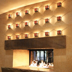 Avenue Open Wall in Red application photo - Ceiling Lighting