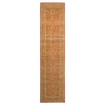 Mogul, One-of-a-Kind Hand-Knotted Runner Orange, 2'7"x10'9"