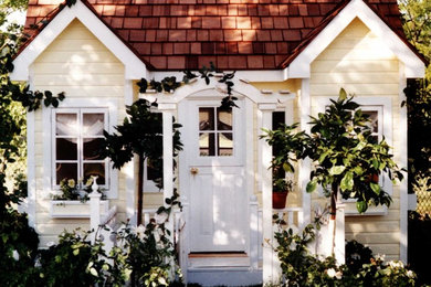 Inspiration for a house exterior in Charleston.