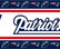 NFL New England Patriots Wall Border Blue