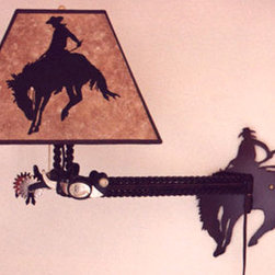 Bucking Horse Wall Lamp - Swing Arm Wall Lamps