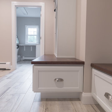Overfield Mudroom and Laundry Room Remodel--Medfield, Massachusetts