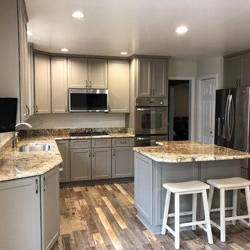 refacing with gray cabinets