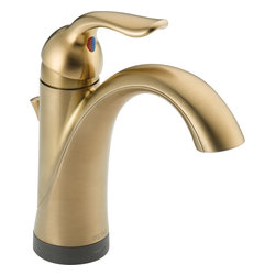 Delta Lahara&reg; Single Handle Lavatory Faucet with Touch2O.xt&trade; Technology - Bathroom Sink Faucets
