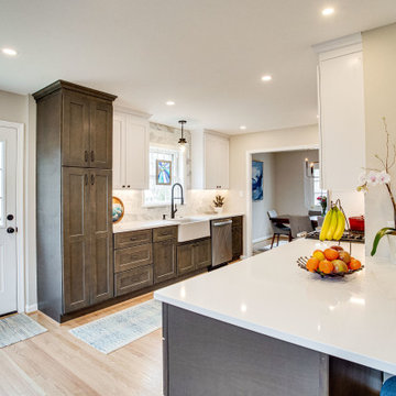 Small Transitional Kitchen Design Potomac, MD