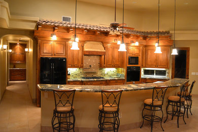 Kitchen - mediterranean kitchen idea in Phoenix