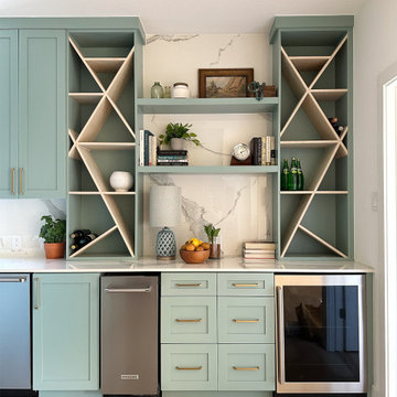 Modern Farmhouse in Stratton Blue by Benjamin Moore