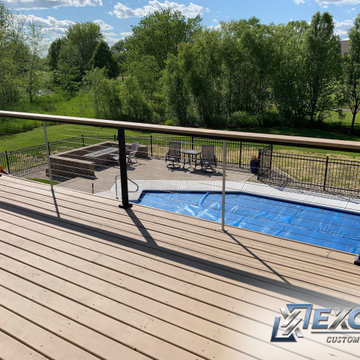 Cable Railing Pool Deck