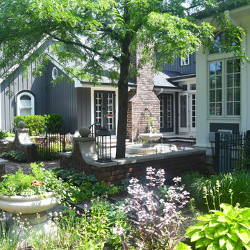 Raised Planter & Courtyard