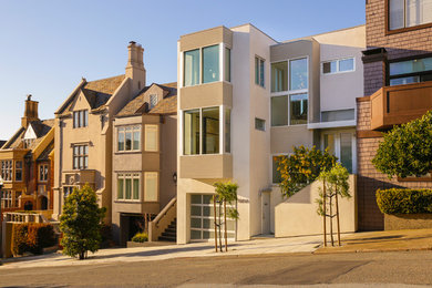 Contemporary exterior home idea in San Francisco