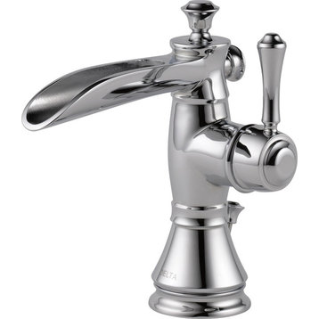 Delta Cassidy Single Handle Channel Bathroom Faucet, Chrome, 598LF-MPU