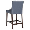 Norah Counter Stool in Navy - Set of 2
