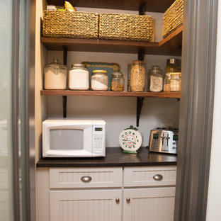 75 Beautiful Kitchen Pantry With Black Countertops Pictures