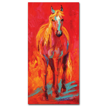 Marion Rose 'Mustang 1' Canvas Art, 32 x 16