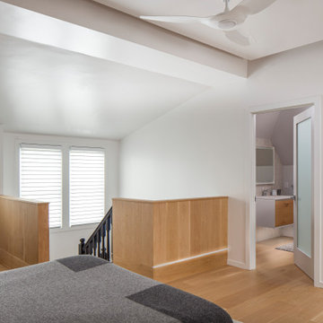 Contemporary Attic Primary Suite