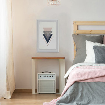 "Triangular Prism" Framed Painting Print