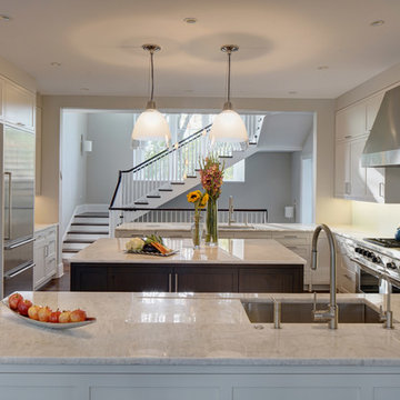 Custom Contemporary Kitchen in Northbrook