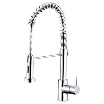 STYLISH Kitchen Sink Faucet Single Handle Pull Down Dual Mode Lead Free
