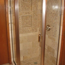 Semi-Frameless Neo Angle Shower - Showerheads And Body Sprays