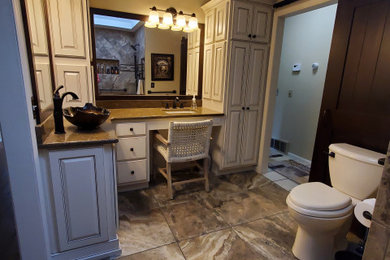 Example of a mountain style bathroom design in Other