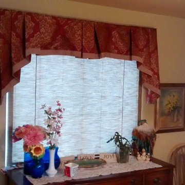 Upgrade Faux Wood Blinds to Roman Shades
