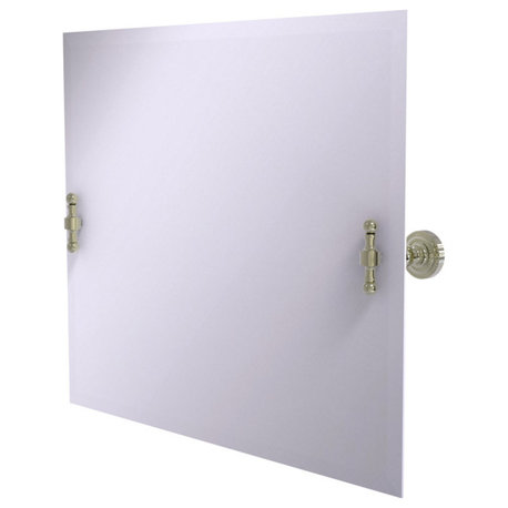 Allied Brass Frameless Landscape Rectangular Tilt Mirror With Beveled Edge