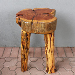 timber end table - Side Tables And End Tables