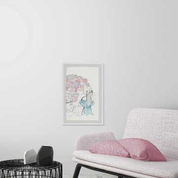 "Fashion Journey II" Framed Painting Print