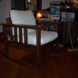 Solid Hardwood Mission Chair - Living Room Chairs