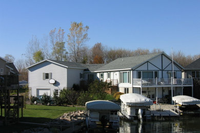 Example of an exterior home design in Other