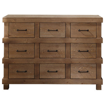 Adams Dresser, Antique Oak Finish