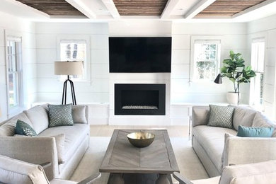 Inspiration for a living room remodel